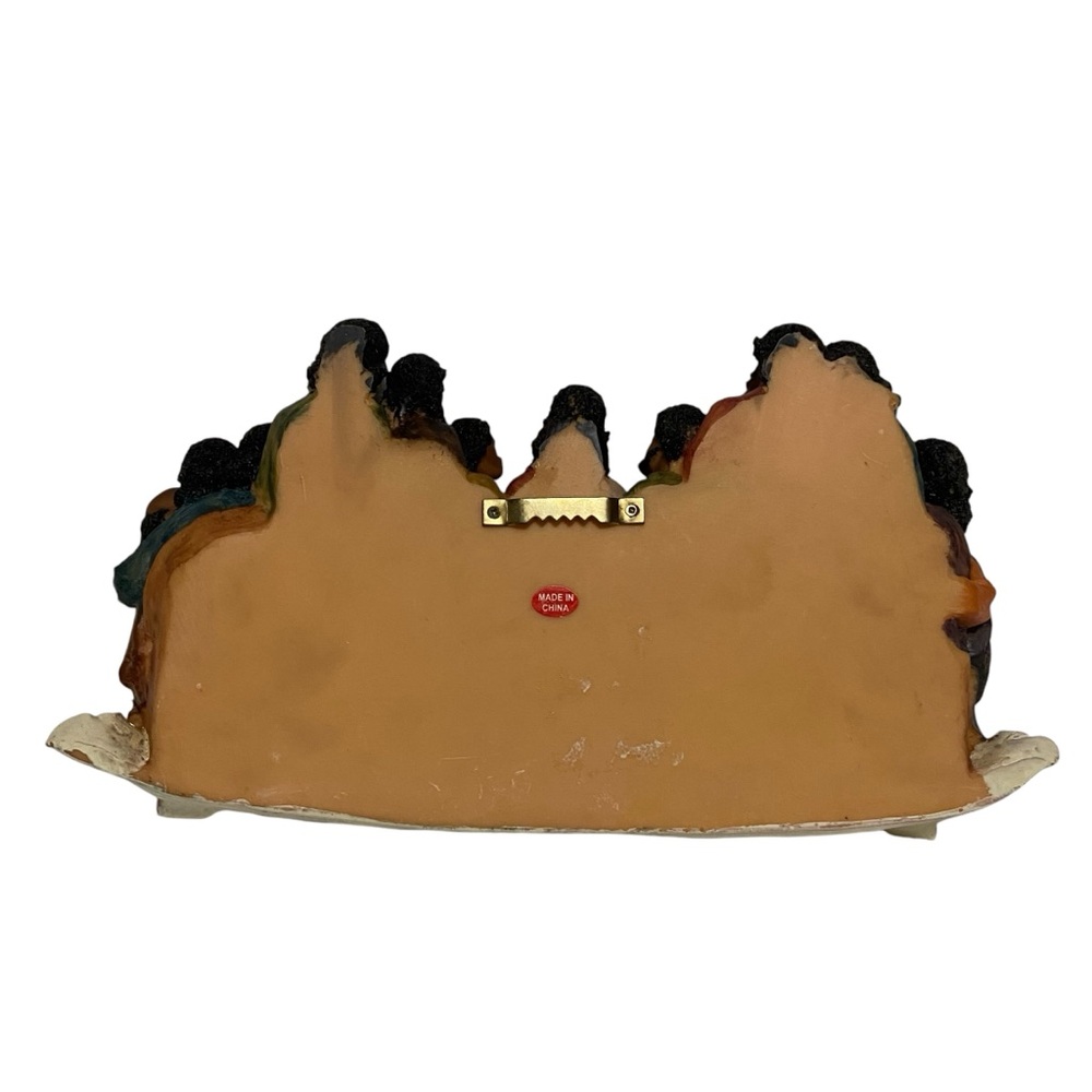 The Last Supper Table Jesus Disciples Mary Wall Hanging African American - Picture 10 of 15